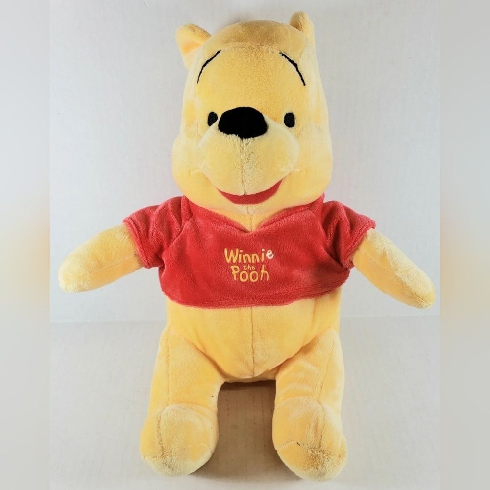 NWOT Kohl's Cares Disney Winnie the Pooh 12" Plush with Red and Yellow